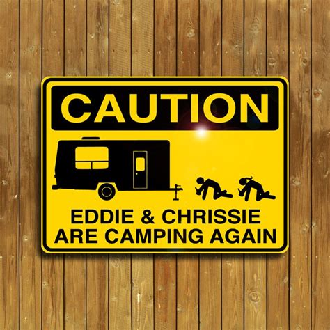 Personalized Camping sign