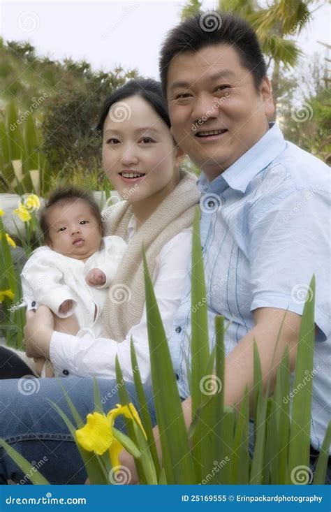 Happy Chinese Family stock image. Image of child, happiness - 25169555