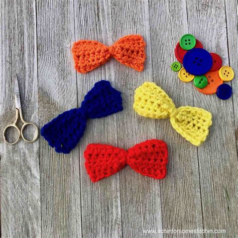 Crochet Tutorial: How to Crochet a Bow - Step-by-Step Guide