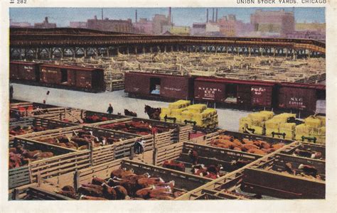 P/C of Union Stock Yards , Chicago, Illinois. Post Marked 1941 | Chicago, Granite city illinois ...