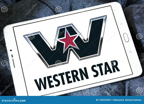 Western Star Trucks logo editorial stock photo. Image of editorial - 120693403