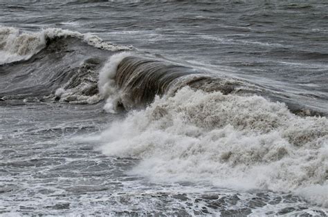 Premium Photo | Sea storm waves on the shore