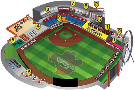 River Bandits Seating Chart