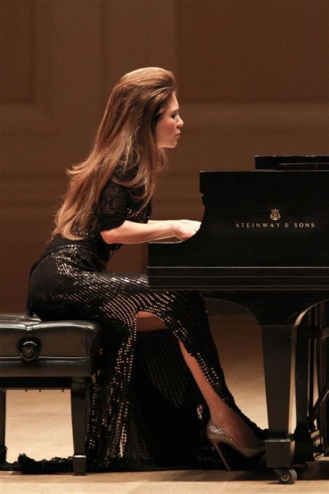 Who said you shouldn't play in heels? Lola Astanova = HOT. Piano Girl ...