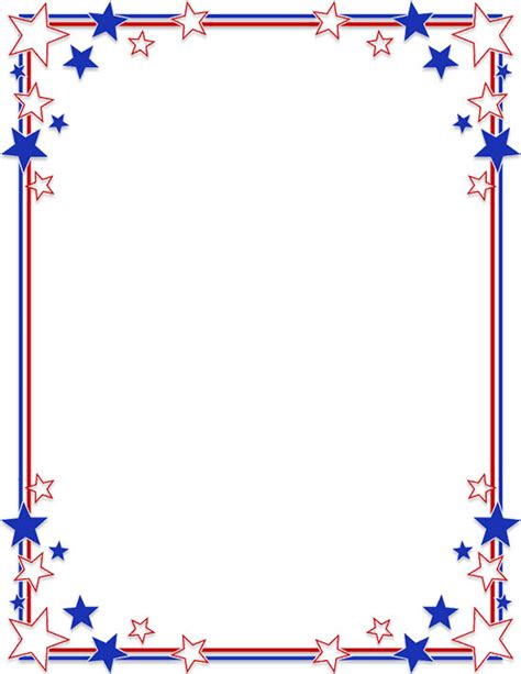 July Border Clipart