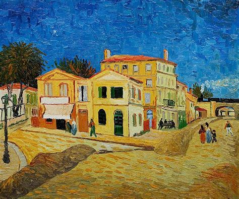 Vincent's House in Arles (The Yellow House) - Vincent Van Gogh Oil ...