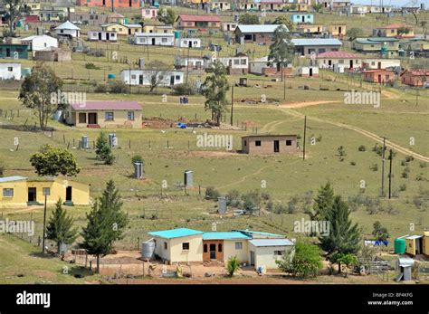 Houses in the Transkei region, Eastern Cape Province, South Africa ...