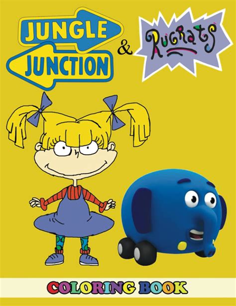 Buy Jungle Junction & Rugrats Coloring Book: 2 in 1 Coloring Book for ...