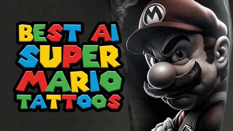 AI Reimagined Super Mario as Insane Tattoo Works - YouTube