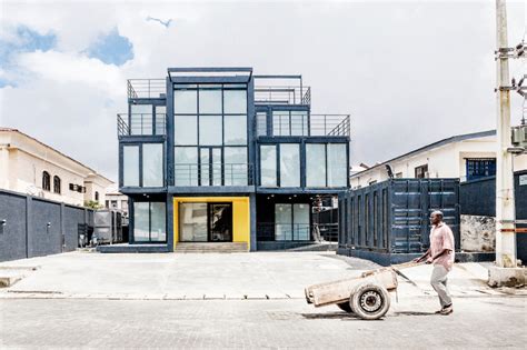 A Shipping Container Office Building Captures The Essence Of Its Community