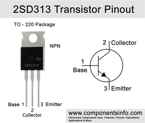 2SD313 Pinout, Equivalent, Features, Applications and More