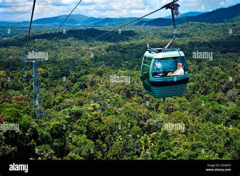 Cairns, Australia, Kuranda Rainforest Skyrail in West Queensland Stock ...