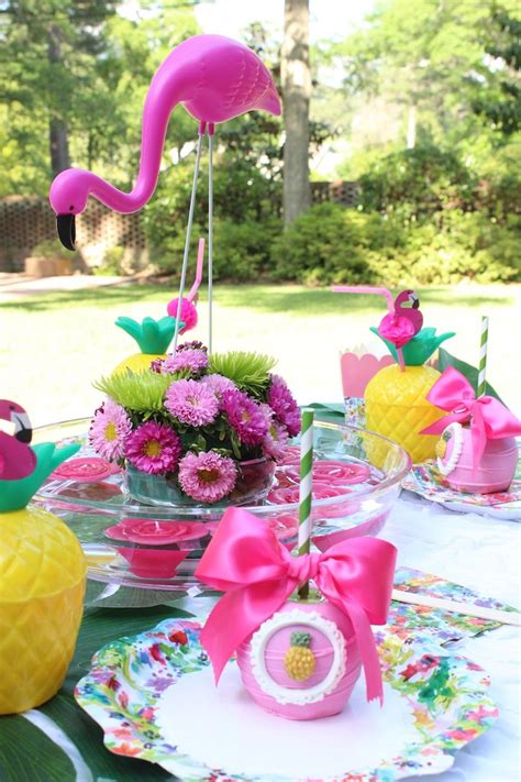 Kara's Party Ideas Tropical Flamingo Themed Birthday Party | Kara's ...