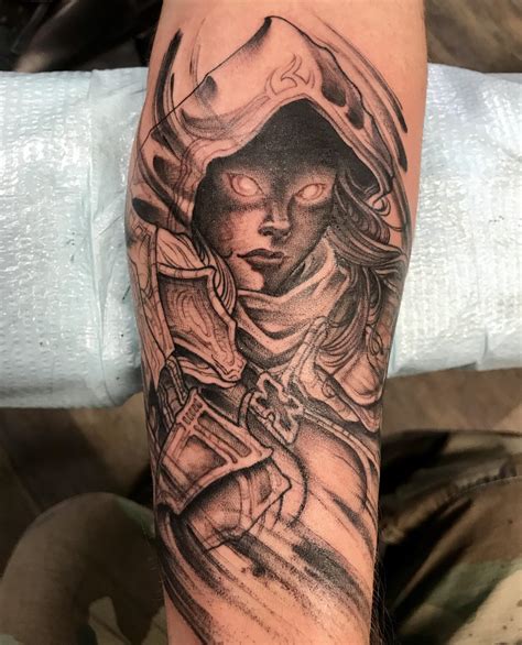 Demon Hunter done by Rusty @No Hard Feelings Tattoo in Coral Springs, FL : r/tattoos