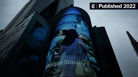 Morgan Stanley’s 30% Profit Drop Sends Stock Price Down - The New York Times