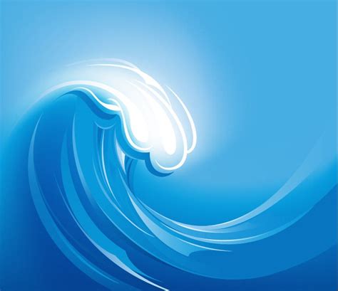 12 Free Vector Graphics Waves Images - Ocean Wave Vector, Wave Vector Art and Ocean Wave Vector ...