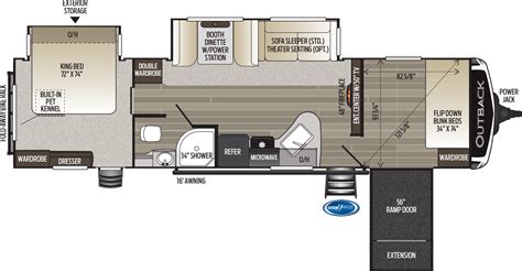 Toy Hauler Trailer Floor Plans - floorplans.click