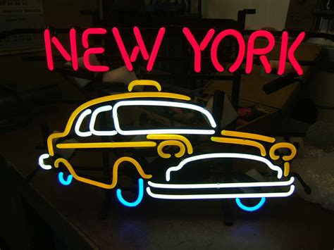 New York Cab Retro Neon Sign – Lawton Imports