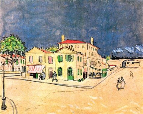 Vincent's House in Arles (The Yellow House), 1888 - Vincent van Gogh ...