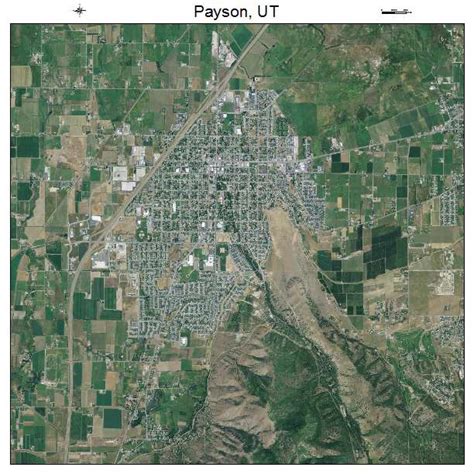 Aerial Photography Map of Payson, UT Utah