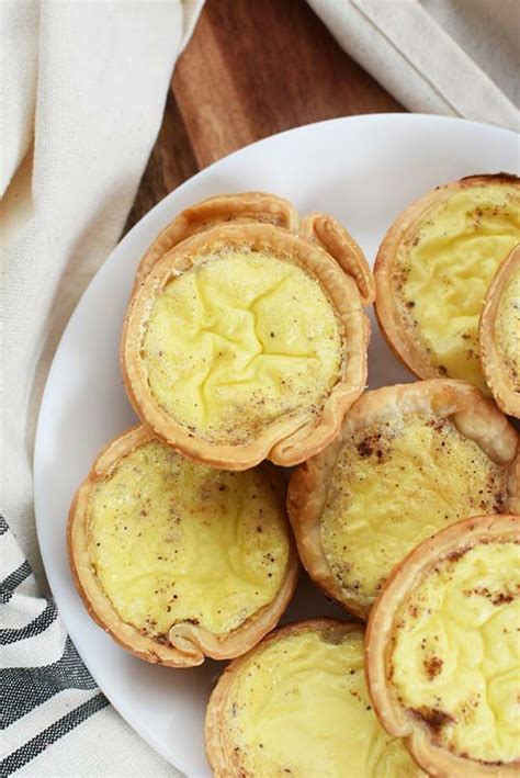 Easy Egg Custard Tarts Recipe - Best Crafts and Recipes