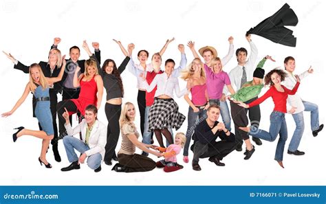 Happy people group stock image. Image of group, lucky - 7166071