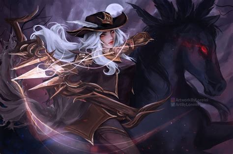 High Noon Ashe by tt: @ArtByLorelei : r/LoLFanArt