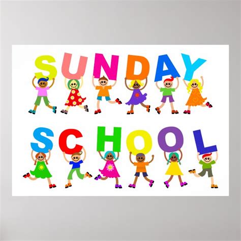 Sunday School Poster | Zazzle.com