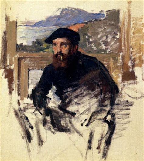 Self Portrait in his Atelier, c.1884 - Claude Monet - WikiArt.org