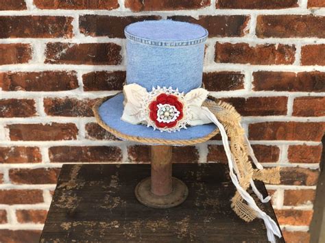 DIY Denim Top Hat - The Shabby Tree