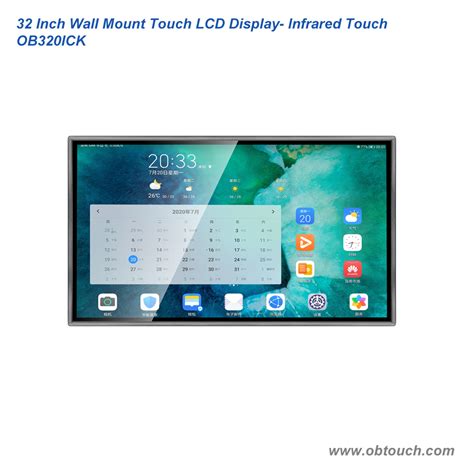 32 inch Wall Mounted IR Touch Monitor - OB320ICK - Obeytouch