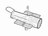 Hubble Space Telescope Coloring Pages sketch template