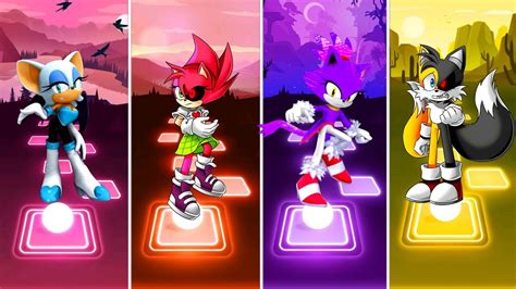 Knuckles - Rouge Sonic - Amy Exe - Tails Exe - Blaze Sonic| Sonic Team ...