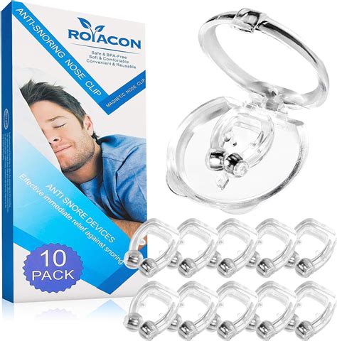 Amazon.com: Snoring Solution, Royacon Upgraded Magnetic Snore Stopper, Professional Anti Snoring ...