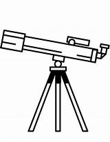 Telescope coloring Page  ColouringPages sketch template