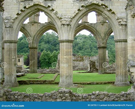 Gothic Arches In Ruined Abbey Stock Photography | CartoonDealer.com #79905656