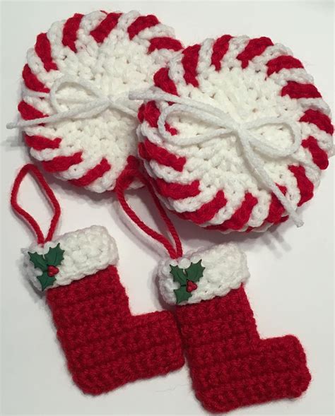 Free Christmas Coaster Crochet Pattern for You 30 Christmas Coaster ...