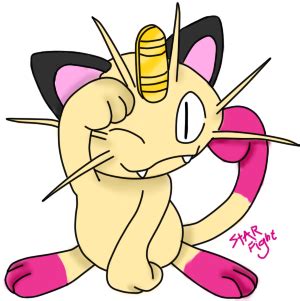 Shiny Meowth by StarFight on DeviantArt