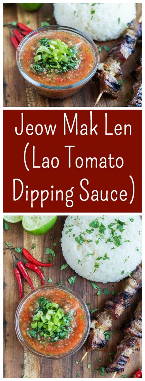 Jeow Mak Len (Lao Tomato Dipping Sauce)