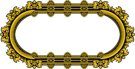 classic style frame vector design with fancy carved ornament 21958912 ...