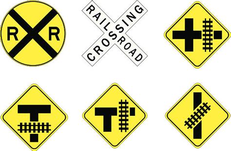 Railroad Crossing Sign Illustrations, Royalty-Free Vector Graphics ...