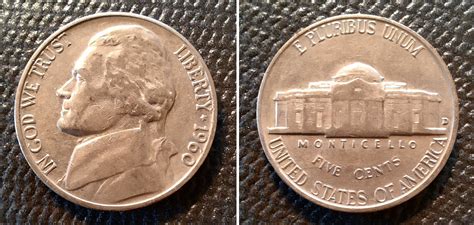 Jefferson Nickel 1960 D, 3 of 3 | Numismatist, Numismatics, Coin collecting