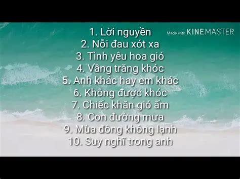 Danh sách nhạc trẻ bất hủ thời 8x 9x hay nhất, list karaoke