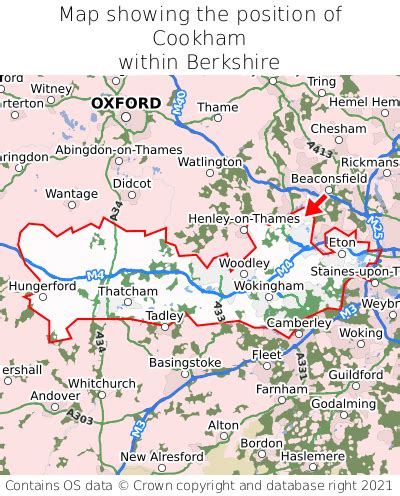 Where is Cookham? Cookham on a map