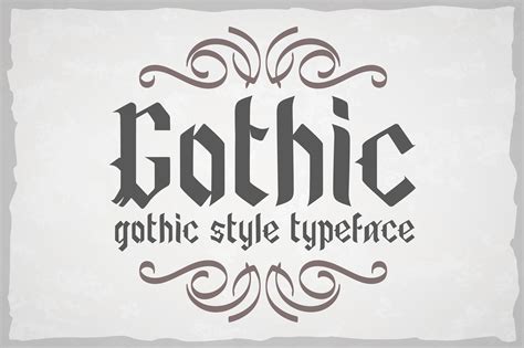 Gothic style otf font ~ Display Fonts ~ Creative Market