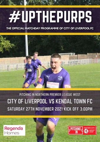 COLFC vs Kendal Town FC by COLFC #UTP - Issuu