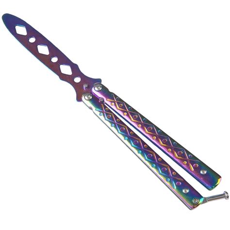 Buy Practice Butterfly - Unsharpened Blade Practice Balisong Butterfly Trainer - 7.87 ...