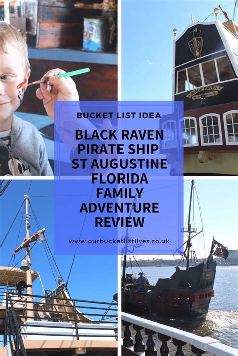 Black Raven Pirate Ship St Augustine Florida | Family Adventure Review | Family adventure, St ...