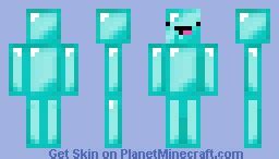 Diamond block derp Minecraft Skin