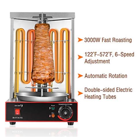 Gyro Grill Machine Electric Shawarma Grill SEAAN Doner Kebab Vertical ...